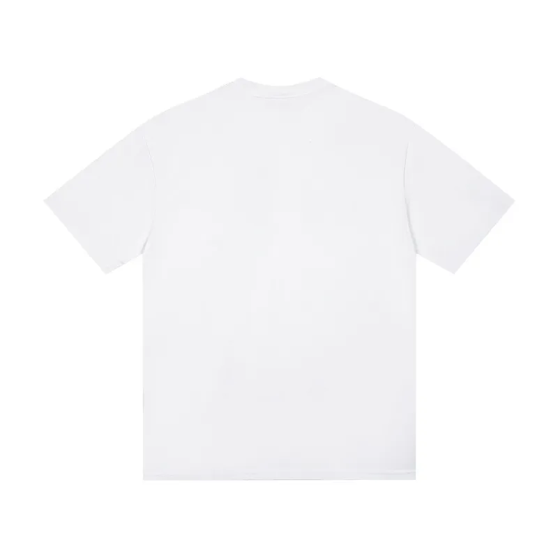 D309# DENIM TEARS Kapok classic pure cotton loose unisex white short-sleeved T-shirt 14 p110 S-XL black, white